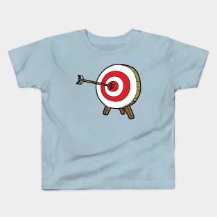 Archery target and arrow Kids T-Shirt